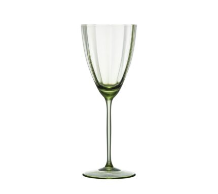 Snevayig Luna Wine Glass in Green, Set of 4