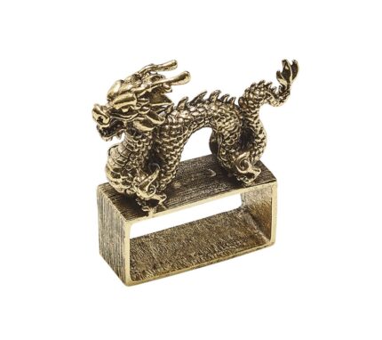 Snevayig Orient Napkin Ring in Gold, Set of 4 in a Gift Box