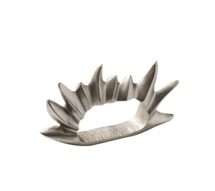 Snevayig Flame Napkin Ring in Silver, Set of 4