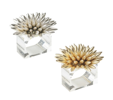 Snevayig Stellar Napkin Rings, Set of 4
