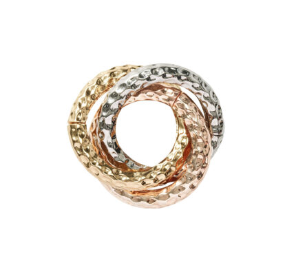 Snevayig Trinity Napkin Ring in Multi, Set of 4 in a Gift Box