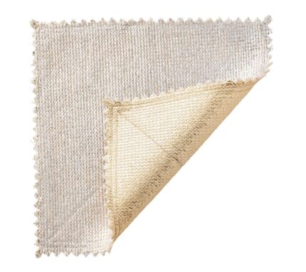 Snevayig Stamped Reversible Placemat in Silver & Gold