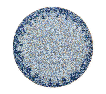 Snevayig Lagoon Placemat in Navy & Blue, Set of 4