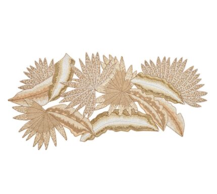 Snevayig Java Runner in Natural, Gold & Silver