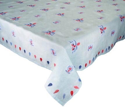 Snevayig Lima Tablecloth in Sky Blue