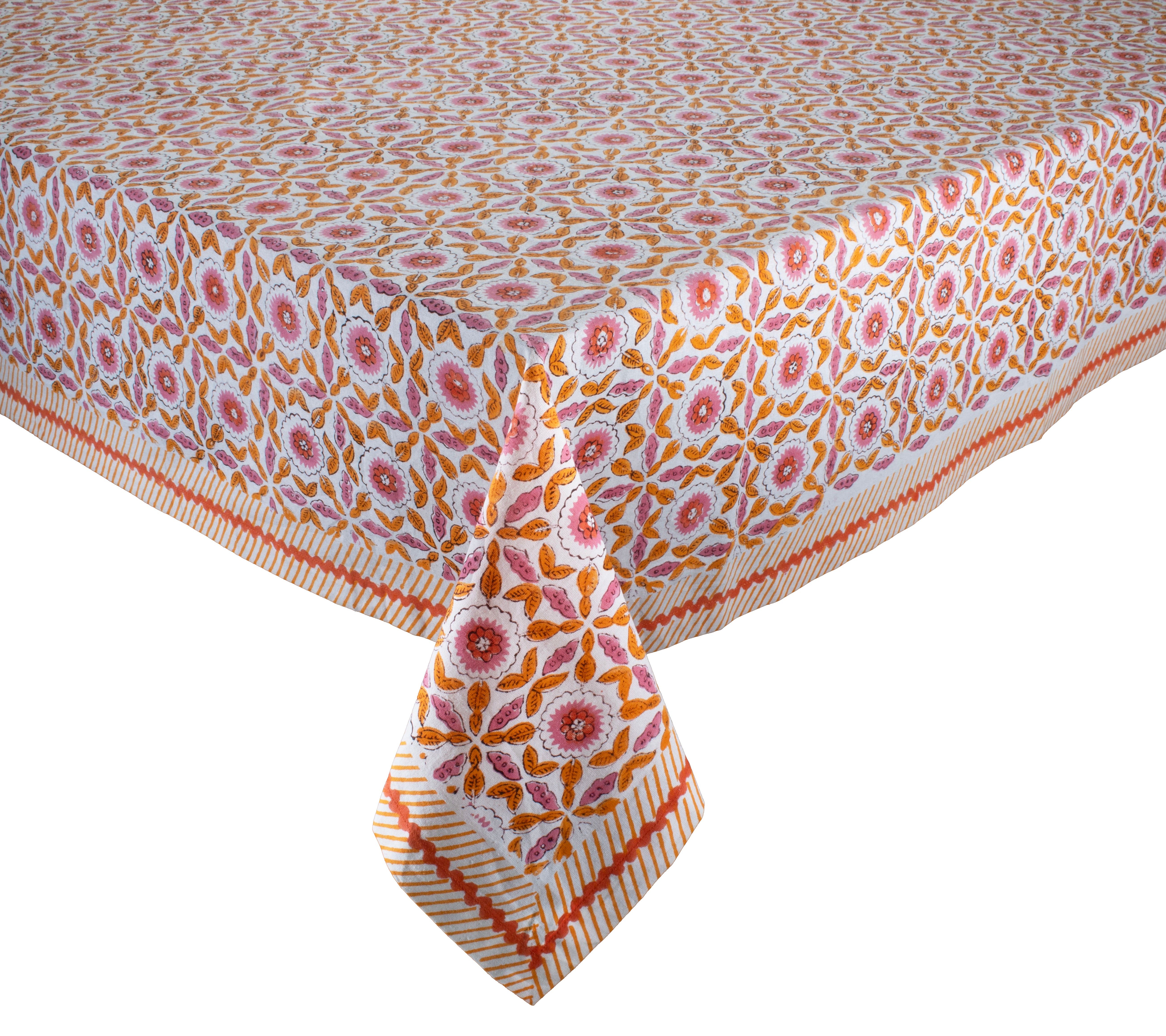 TC1259601WHPKOR-white-pink-orange-marjorelle-tablecloth-corner.jpg