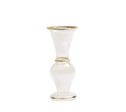 Snevayig Trumpet Bud Vase in Clear